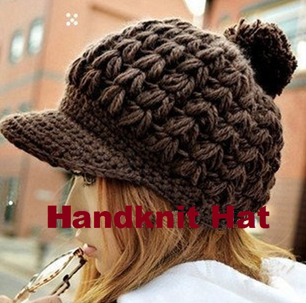 Chunky Loops Women Girl Winter Fashion Wool Knitted Hat